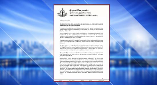 BASL Calls For MPs To Vote Freely On 22A